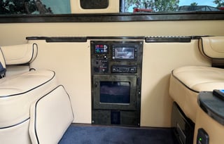 Luxury Mercedes Coach | Massage Chairs & Bathroom