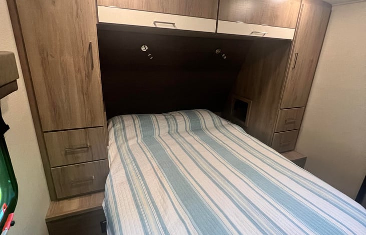 Bedroom with queen bed