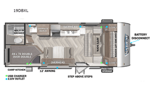 2022 Forest River Salem Cruise Lite 19DBXL