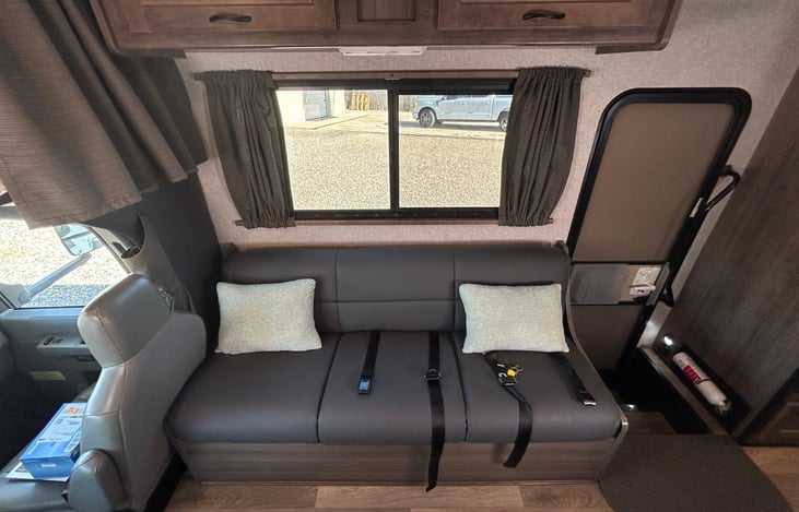 Fold Out Sofa + Seatbelts