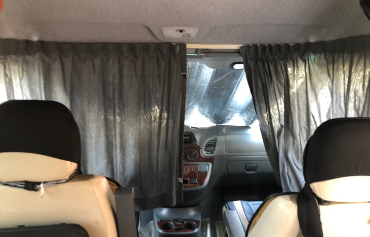 Privacy & shade possibilities: covers, tented  windows