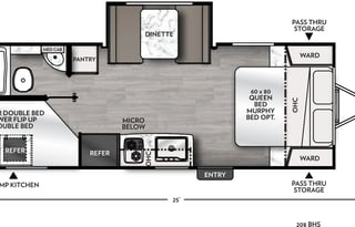 2026 Apex Nano Bunkhouse - 208BHS 5000lbs