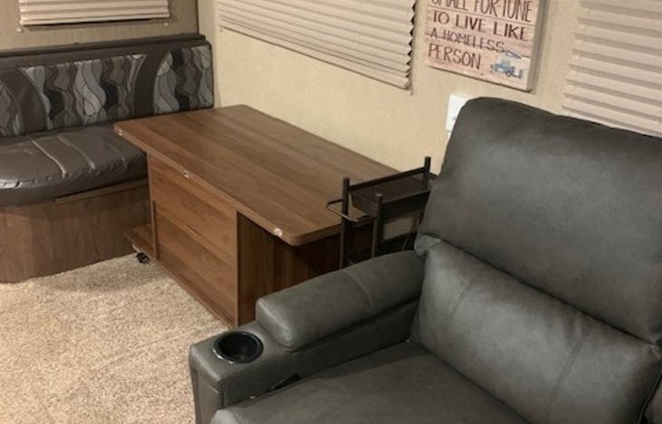 Dining table collapsed