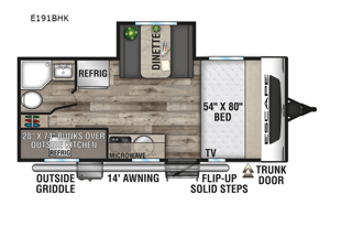 2023 KZ Escape E191BHK "Northbound Nomad"