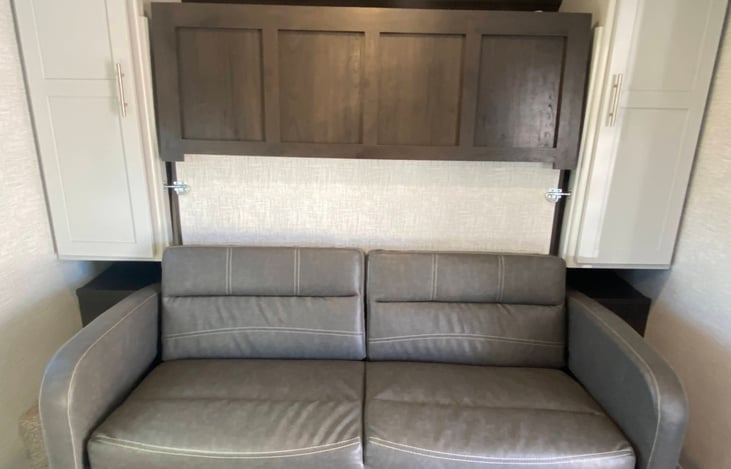 Sofa with murphy bed