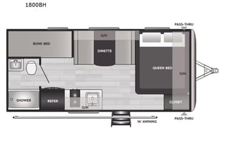 2024 Springdale Mini RV 1800BH