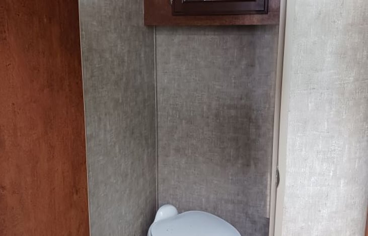 Private toilet area.