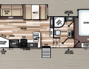 Forest River RV Wildwood Heritage Glen LTZ 295BH