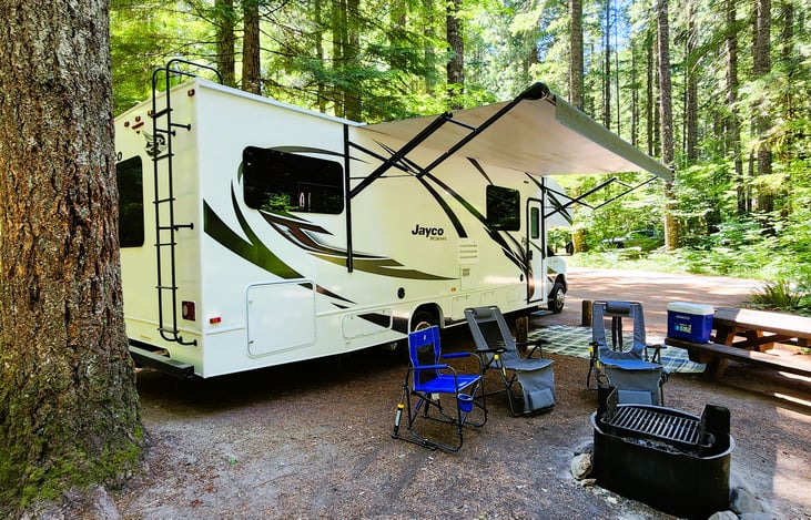 We provide camping chairs and propane fire pit.  Sully comes with all the goodies.