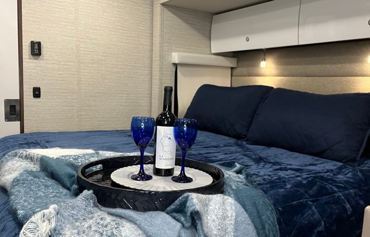 RV Queen - sized Murphy bed