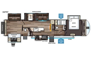 2019 Forest River Sabre 36FRP FifthWheel Sleeps 11