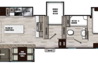 Explore in Comfort with this Coachmen Fifth Wheel!
