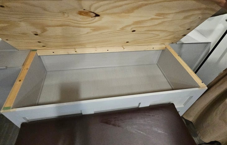 Tuck it away with ease — spacious under-bed compartment