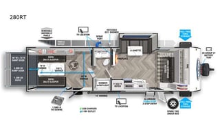 2020 Forest River RV Salem FSX 280RT