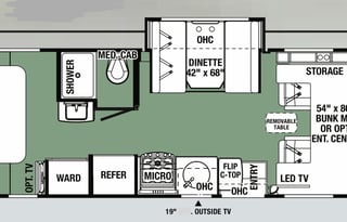 2018 Forest River RV Forester MBS 2401R