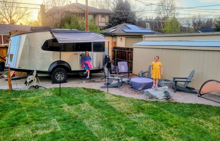 City camping at its best