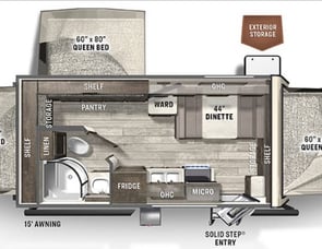 Forest River RV Rockwood Roo 183
