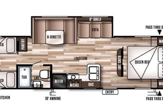 2016 Forest River RV Wildwood X-Lite 282QBXL