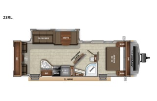 2019 Jayco White Hawk 28RL Sleeps 4 Plus Recliners
