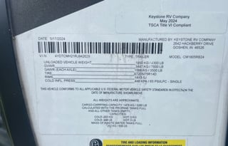 2024 Keystone RV Coleman Light 1805RB