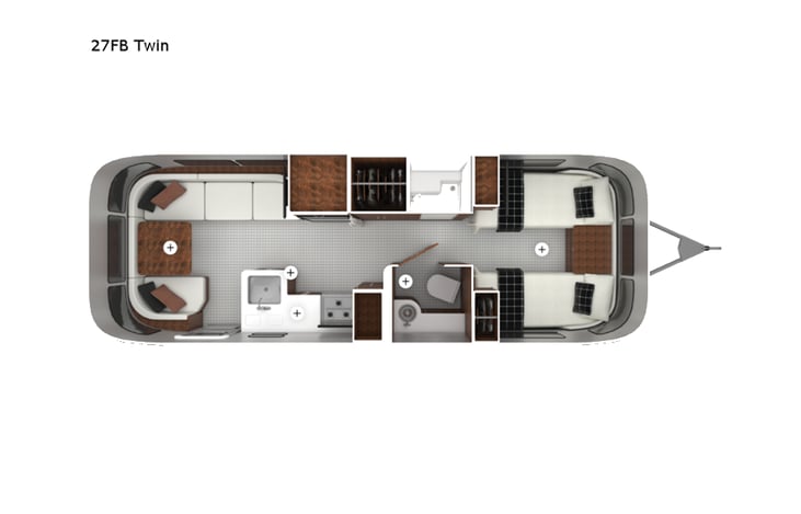 Representative floor plan provided by a trusted RVshare partner.