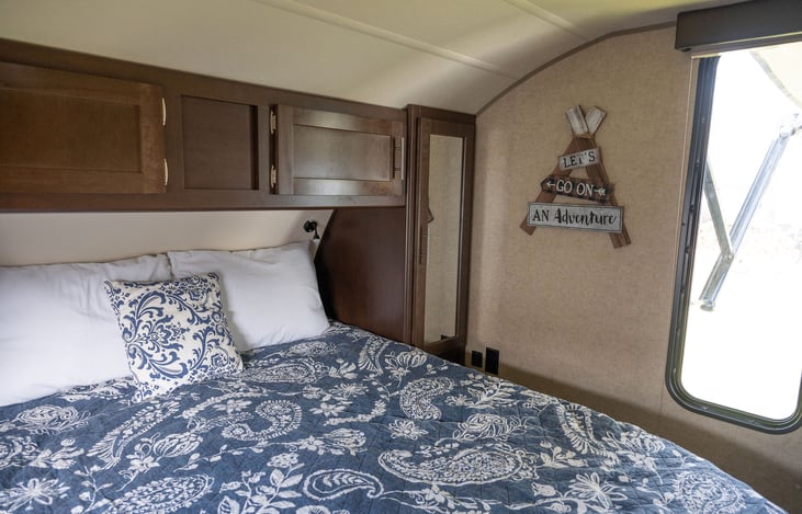 Corner view of Private Queen size bedroom