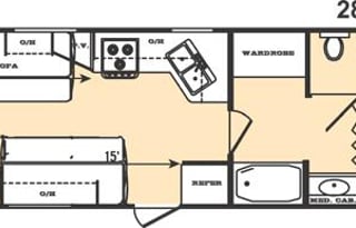 28ft Thor Tahoe Toy hauler