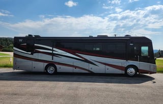 Luxury diesel Class A motorhome in Rapid City, SD.