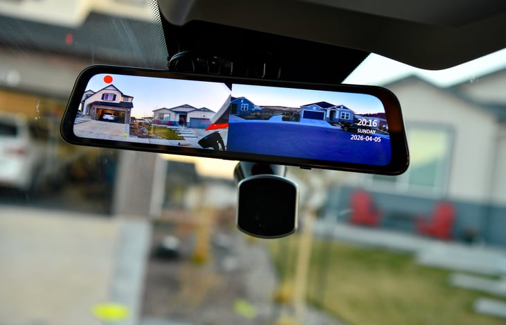 Front and Back camera- Auto Records and Loops for security.