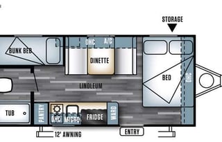 2017 Forest River RV Salem Cruise Lite FS 195BH