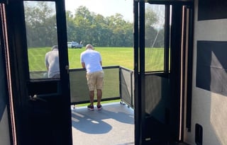 2022 RV Factory Luxe Toy Hauler with Tow Vehicle