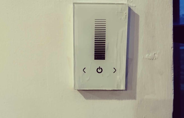 Dimmer light switch for overhead lights