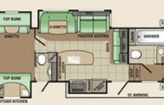Waffle Breakfast, Family-Sized Fun, Bunkhouse