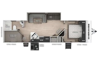 2021 Forest River RV Cherokee Grey Wolf 26DBH
