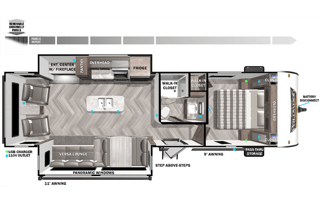 2022 Forest River 29ft Travel Trailer