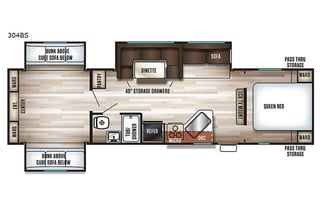 35' Cherokee Sleeps 12 with TRIPLE slide out! HUGE