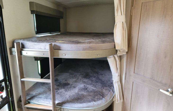 Full size double over double bunkbeds