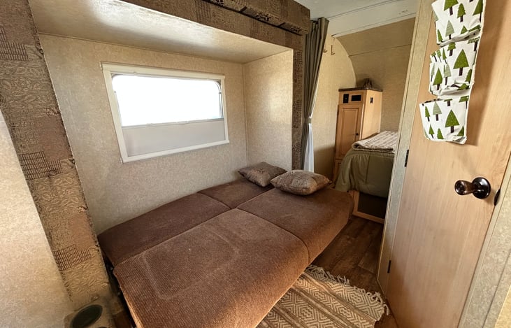 Jackknife sofa bed for a small child