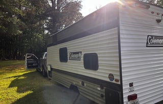 A fun RV for spending time with family and pets.