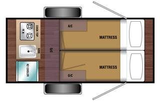 Teardrop Camper & Rooftop Tent