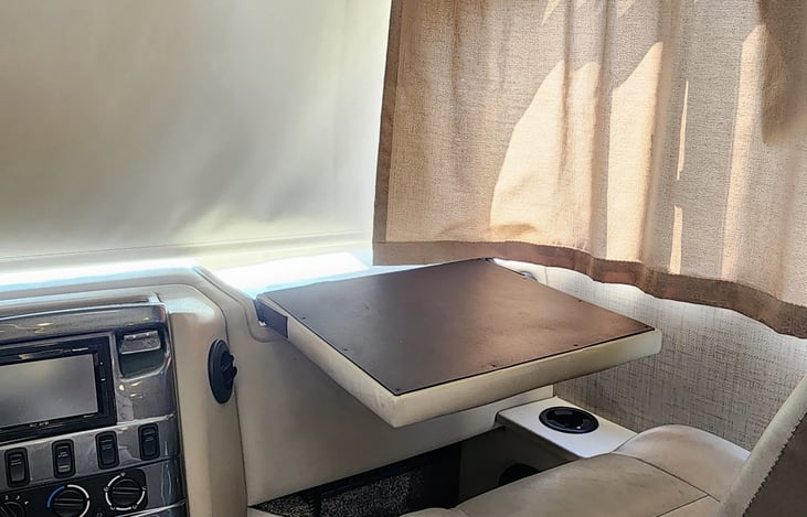 Love this spot for my laptop!