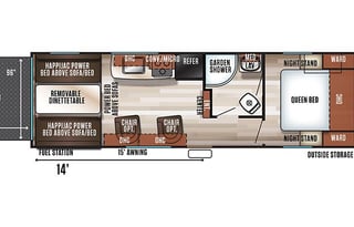 2018 Forest River Wolf Pack Toy Hauler
