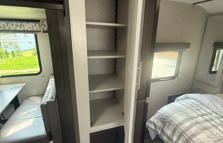 Front pantry for storage