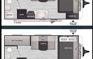 New 2025 Keystone RV Passport Classic 170BH