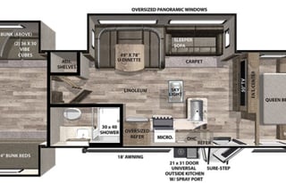 2020 Forest River RV Vibe 33BH
