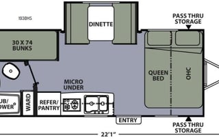 2016 Coachmen RV Apex Nano 193BHS