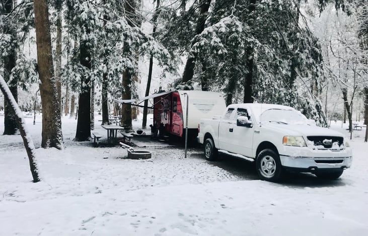 Winter camping at its best