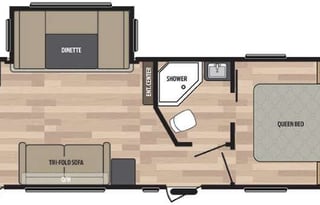 26' travel trailer,  Starlink internet available!