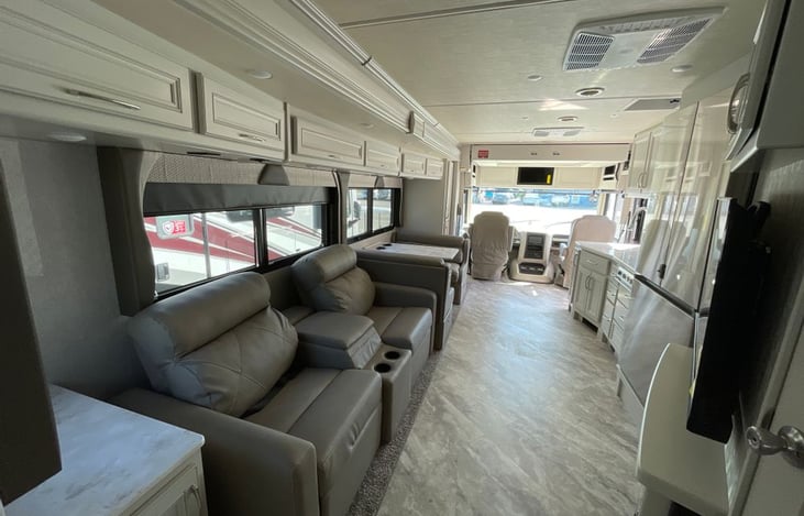 Inside looking forward