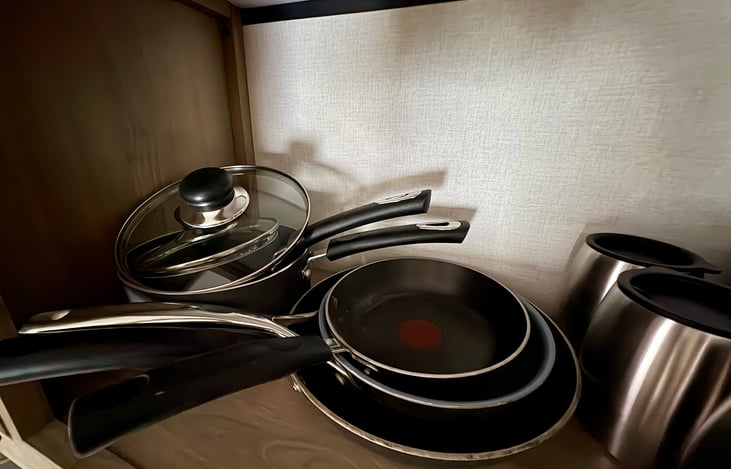 A few of our complimentary kitchen items, just bring your food!